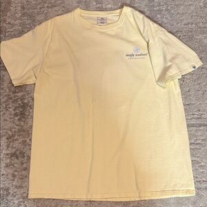 Simply Southern Light Yellow Short Sleeve Tee